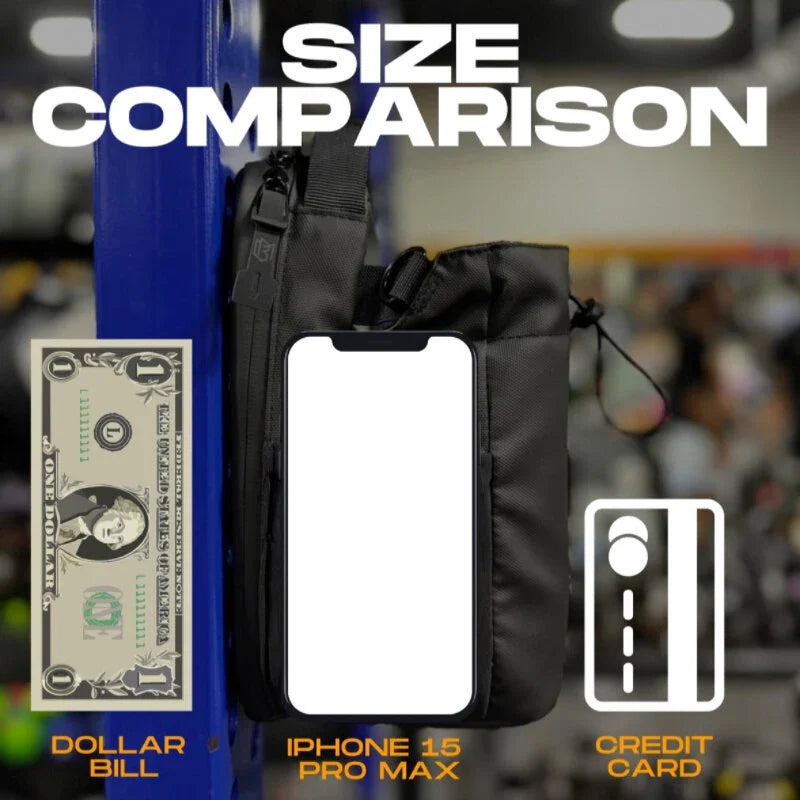 2025 New Magnetic Water Bottle Pouch Bag Gym-Specific Water Cup Holder with Strong Magnet for Outdoor Sports Cup Holder Bag