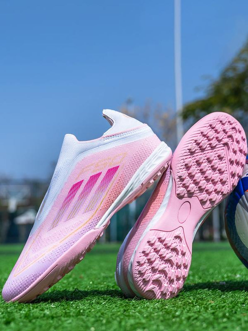 Unisex Soccer Shoes for Youth Students, Long Studs Design, Competition Training Sports Footwear, Durable and Comfortable Football Boots, Soccer Cleats