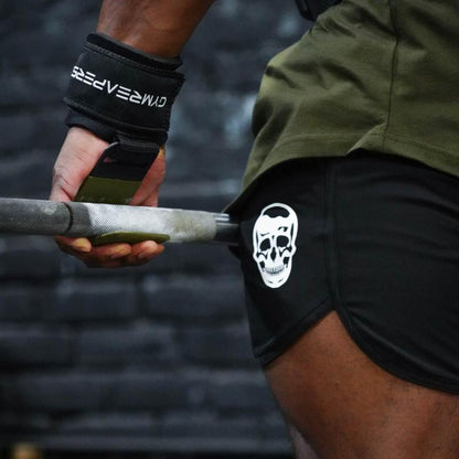 Gymreapers Heavy-Duty Lifting Hooks - Gray, for Deadlifting, Rowing and Pulling Exercises