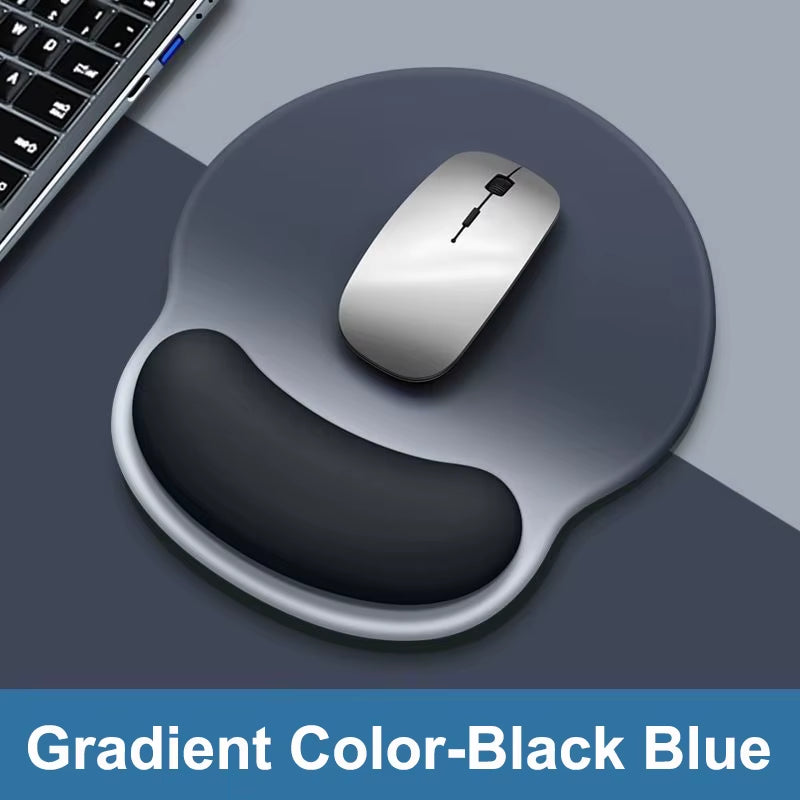 Gradient Color Mouse Pad Comfortable Wrist Rest Non-Slip Mouse Pad Soft Mouse Pad Wrist Rest Computer Desktop Mouse Pad