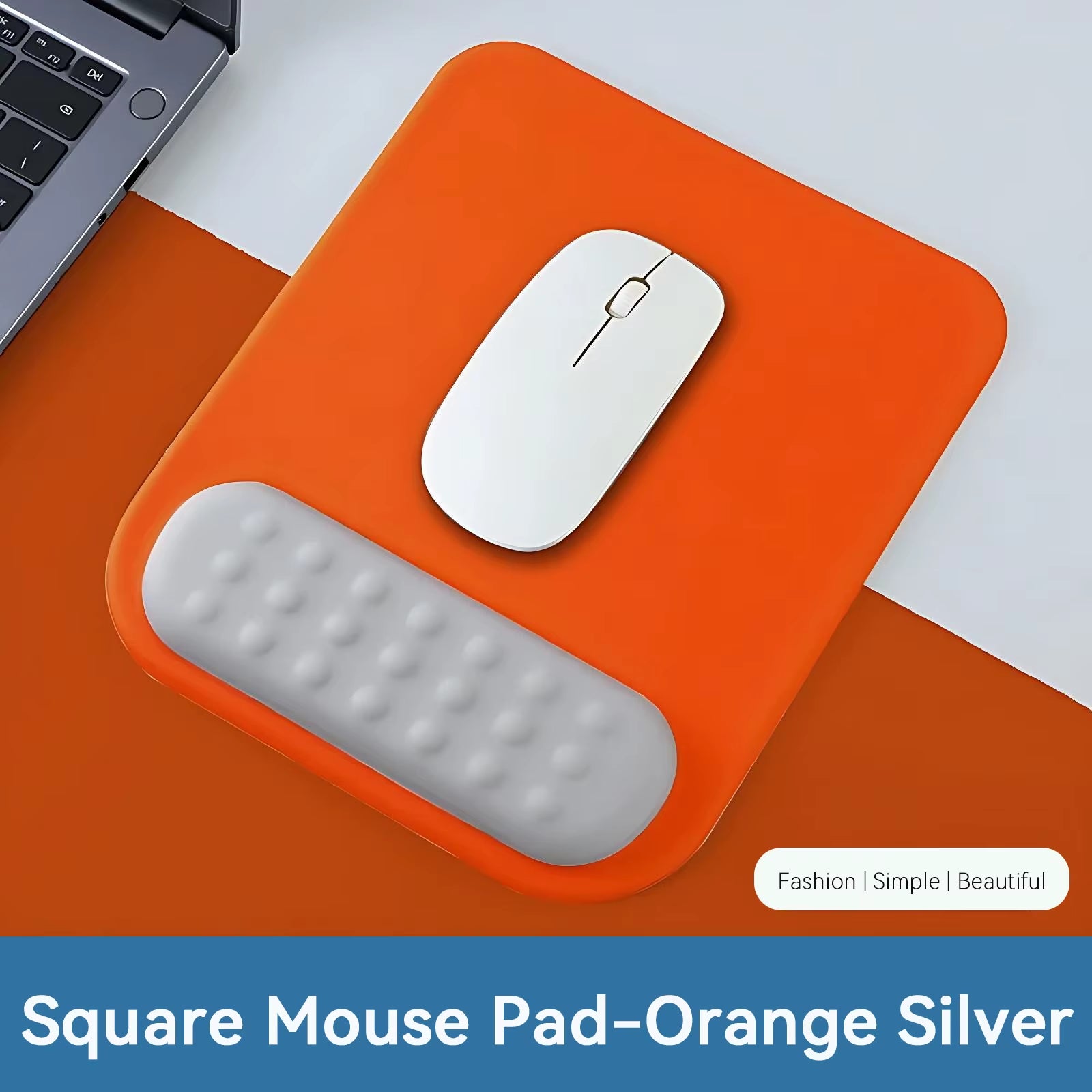 Gradient Color Mouse Pad Comfortable Wrist Rest Non-Slip Mouse Pad Soft Mouse Pad Wrist Rest Computer Desktop Mouse Pad