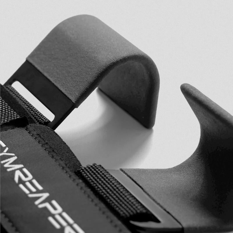 Gymreapers Heavy-Duty Lifting Hooks - Gray, for Deadlifting, Rowing and Pulling Exercises