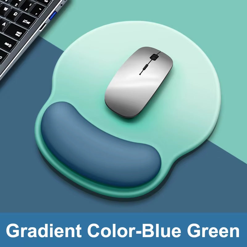 Gradient Color Mouse Pad Comfortable Wrist Rest Non-Slip Mouse Pad Soft Mouse Pad Wrist Rest Computer Desktop Mouse Pad