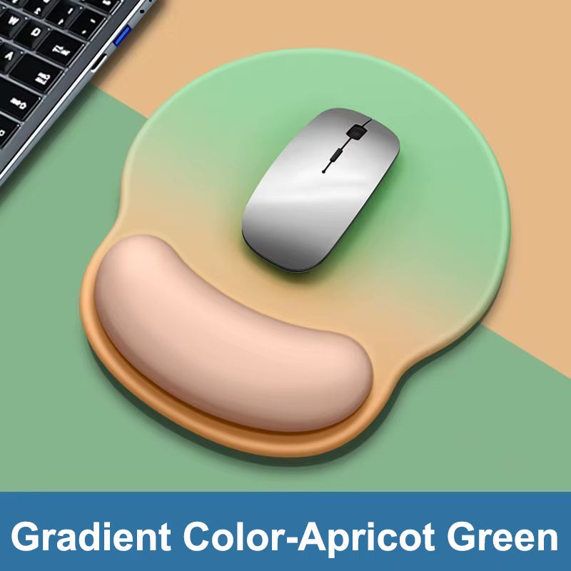 Gradient Color Mouse Pad Comfortable Wrist Rest Non-Slip Mouse Pad Soft Mouse Pad Wrist Rest Computer Desktop Mouse Pad